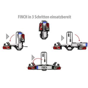 Eufab Porte-vélos EUFAB Finch - 2 vélos - vue 3