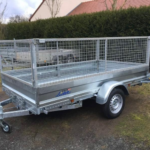 Lider Remorque plateau Lider 40380 avec frein 1000kg robuste