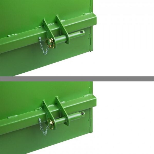 Matereal Tech Benne 3 points pour tracteur - dispositif de bascule - 1200 S vert - vue 7
