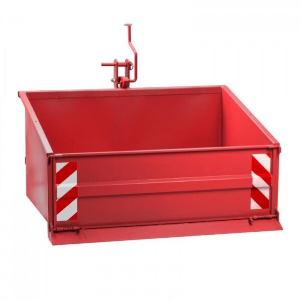 d52584.jpg Matereal Tech Benne 3 points pour tracteur - dispositif de bascule - 1200 S rouge