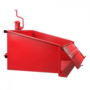 Matereal Tech Benne 3 points pour tracteur - dispositif de bascule - 1200 S rouge - vue 2