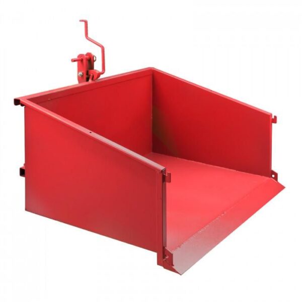 Matereal Tech Benne 3 points pour tracteur - dispositif de bascule - 1200 S rouge - vue 3