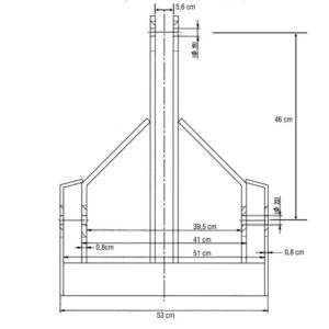 Matereal Tech Benne agricole 3 points DHK 120 Z - Cat. 1 - vue 7