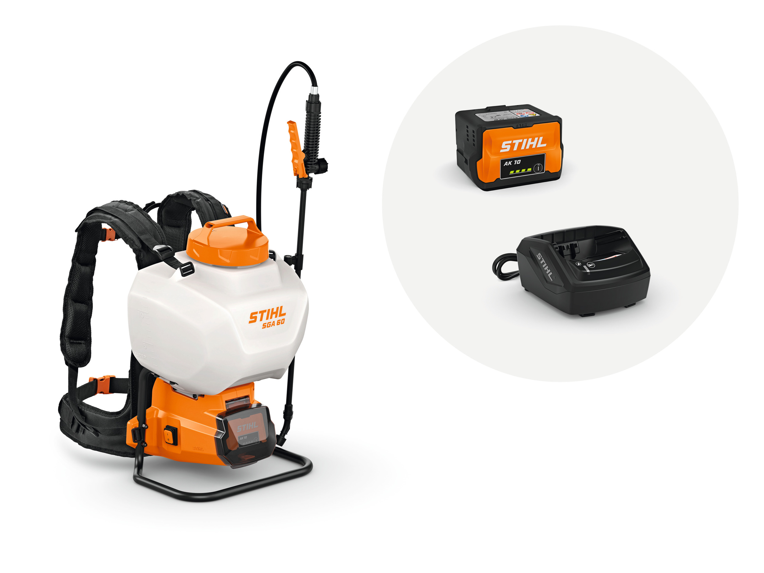 Stihl Pack Pulvérisateur à batterie STIHL SGA 60 + AK10 + AL101